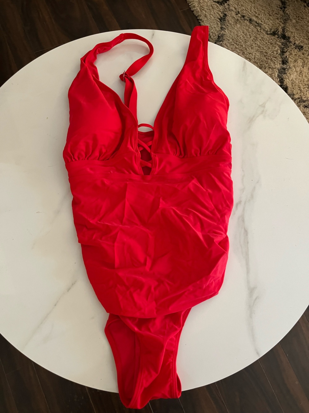 Younique plus size Red One-Piece Swimsuit